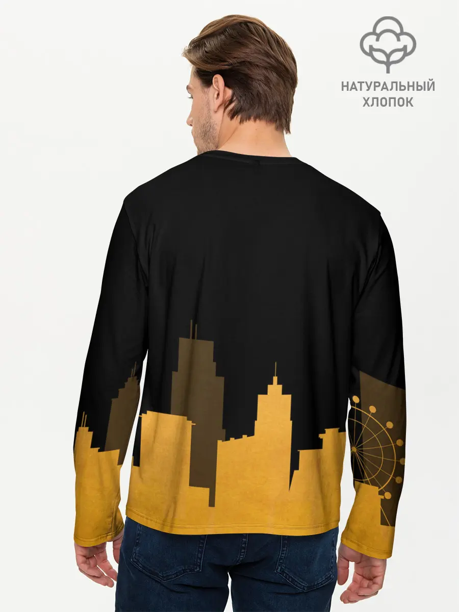 Мужской лонгслив базовый / WU-TANG CLAN CITY (P007_P004ooo3028777, P004ooo3028777)