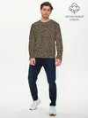 Мужской лонгслив базовый / Растительный осенний фон (P007_P004ooo3029777, P004ooo3029777)