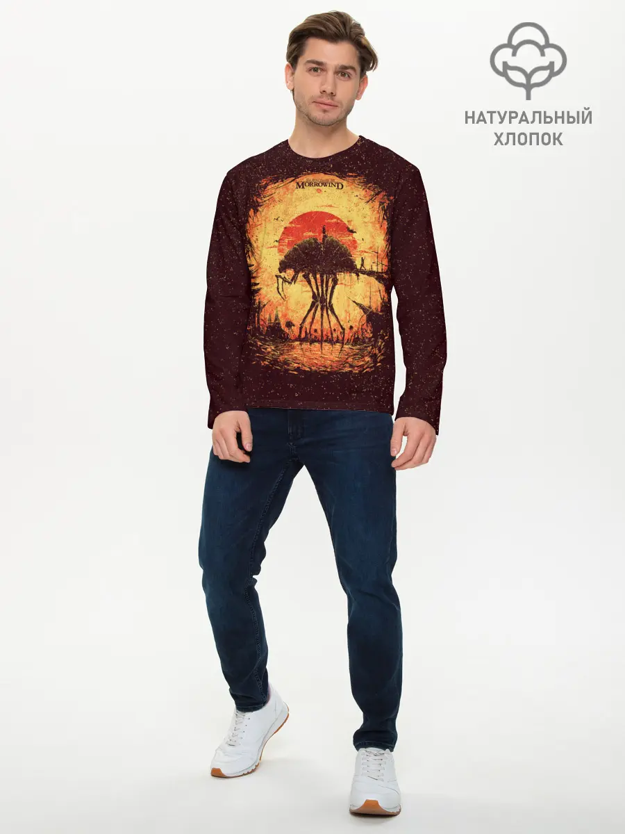Мужской лонгслив базовый / K.aЛюбимый Моровинд (P007_P004ooo3029885, P004ooo3029885)