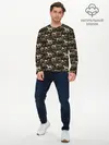 Мужской лонгслив базовый / Лошади (P007_P004ooo3029933, P004ooo3029933)