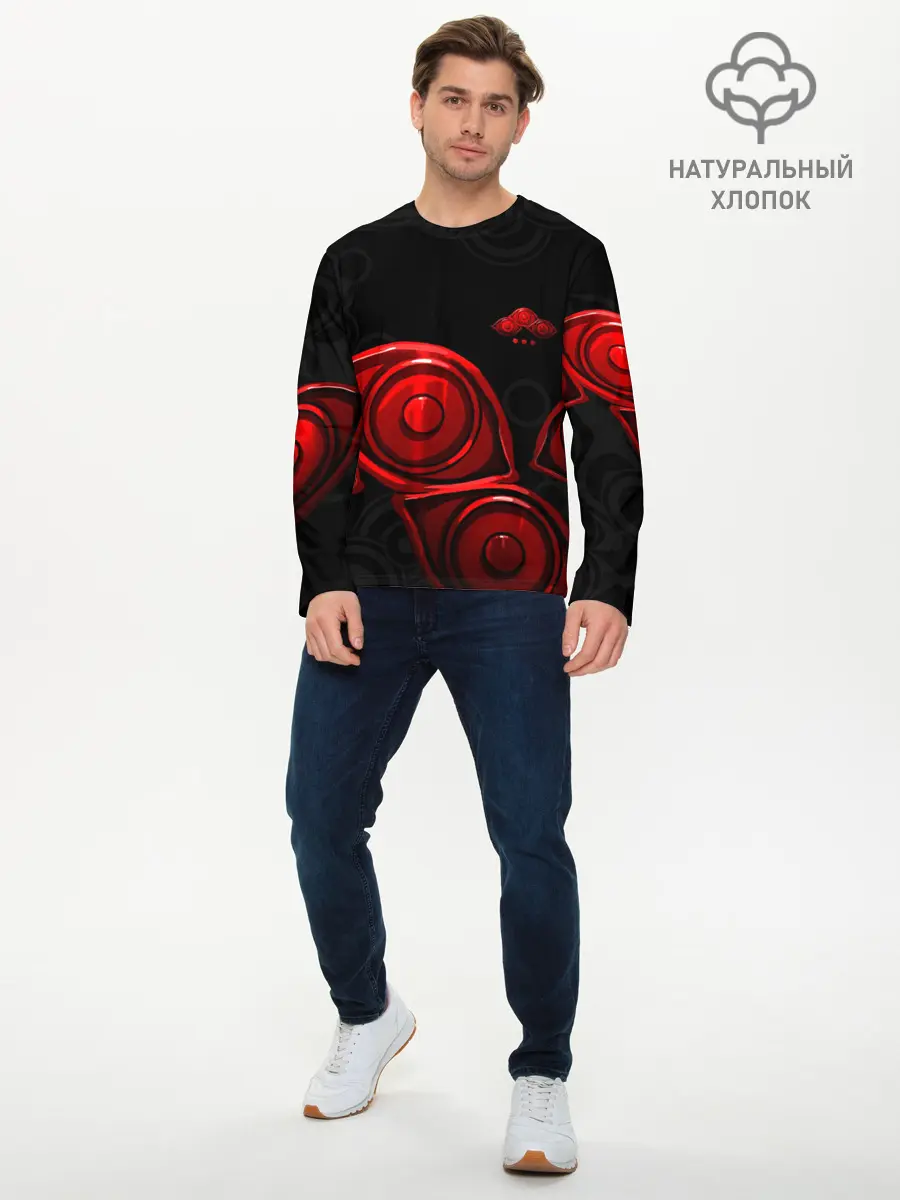 Мужской лонгслив базовый / Башня Бога | Захард (P007_P004ooo3030645, P004ooo3030645)