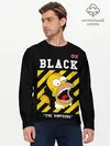 Мужской лонгслив базовый / Симпсоны х ON BLACK (P007_P004ooo3030879, P004ooo3030879)