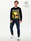 Мужской лонгслив базовый / Симпсоны х ON BLACK (P007_P004ooo3030879, P004ooo3030879)