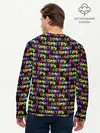 Мужской лонгслив базовый / GEOMETRY DASH / УЗОР / PATTERN (P007_P004ooo3032409, P004ooo3032409)