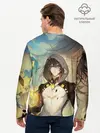 Мужской лонгслив базовый / Чжун Ли, Zhongli, Genshin Impact (P007_P004ooo3032195, P004ooo3032195)