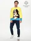 Мужской лонгслив базовый / Бернский зенненхунд, Berner Sennenhund (P007_P004ooo3032221, P004ooo3032221)