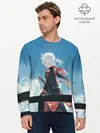 Мужской лонгслив базовый / КАДЗУХА НА ФОНЕ НЕБА (P007_P004ooo3033267, P004ooo3033267)