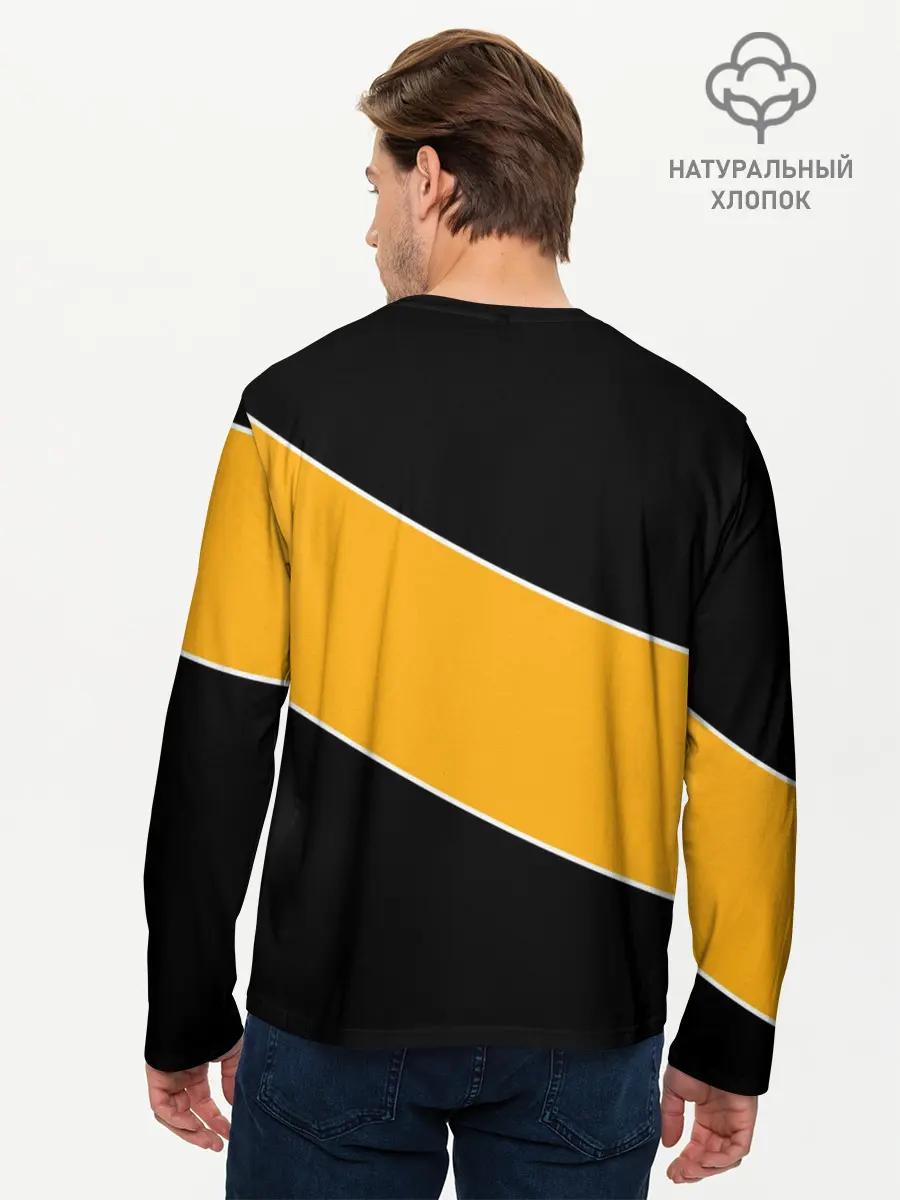 Мужской лонгслив базовый / Бостон Брюинз, Boston Bruins (P007_P004ooo3032869, P004ooo3032869)
