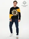 Мужской лонгслив базовый / Бостон Брюинз, Boston Bruins (P007_P004ooo3032869, P004ooo3032869)