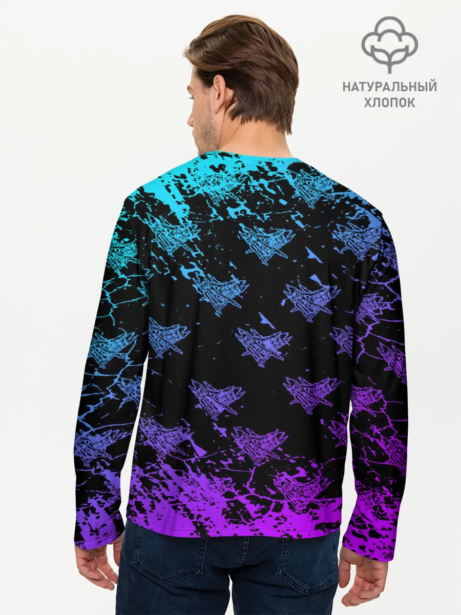 Мужской лонгслив базовый / Velial Squad | neon (P007_P004ooo3033343, P004ooo3033343)