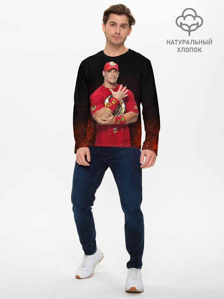 Мужской лонгслив базовый / Rise above hate (P007_P004ooo3034153, P004ooo3034153)