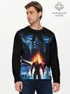 Мужской лонгслив базовый / MASS EFFECT N7 КАПИТАН ШЕПАРД (P007_P004ooo3034933, P004ooo3034933)