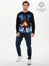 Мужской лонгслив базовый / MASS EFFECT N7 КАПИТАН ШЕПАРД (P007_P004ooo3034933, P004ooo3034933)