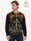 Мужской лонгслив базовый / ВЕДЬМАК И МОНСТР (P007_P004ooo3034939, P004ooo3034939)