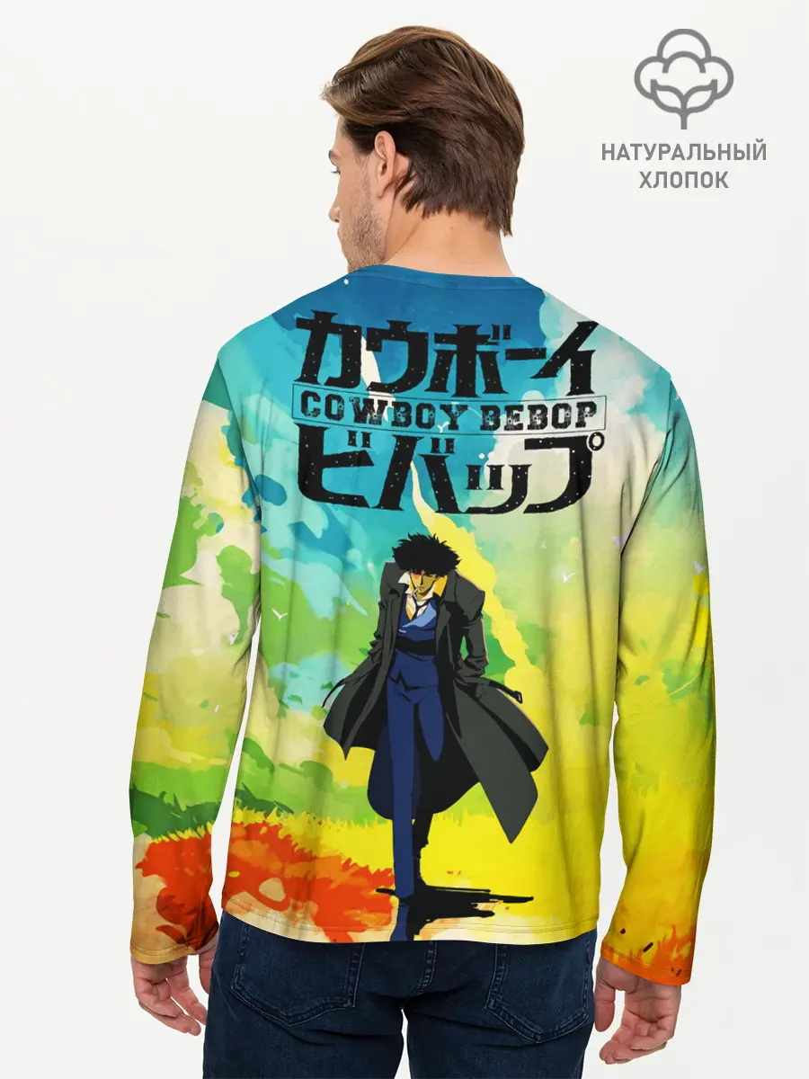Мужской лонгслив базовый / Cowboy Bebop All (P007_P004ooo3036255, P004ooo3036255)