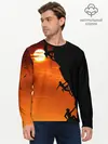 Мужской лонгслив базовый / СКАЛОЛАЗЫ В ЗАКАТЕ (P007_P004ooo3036401, P004ooo3036401)