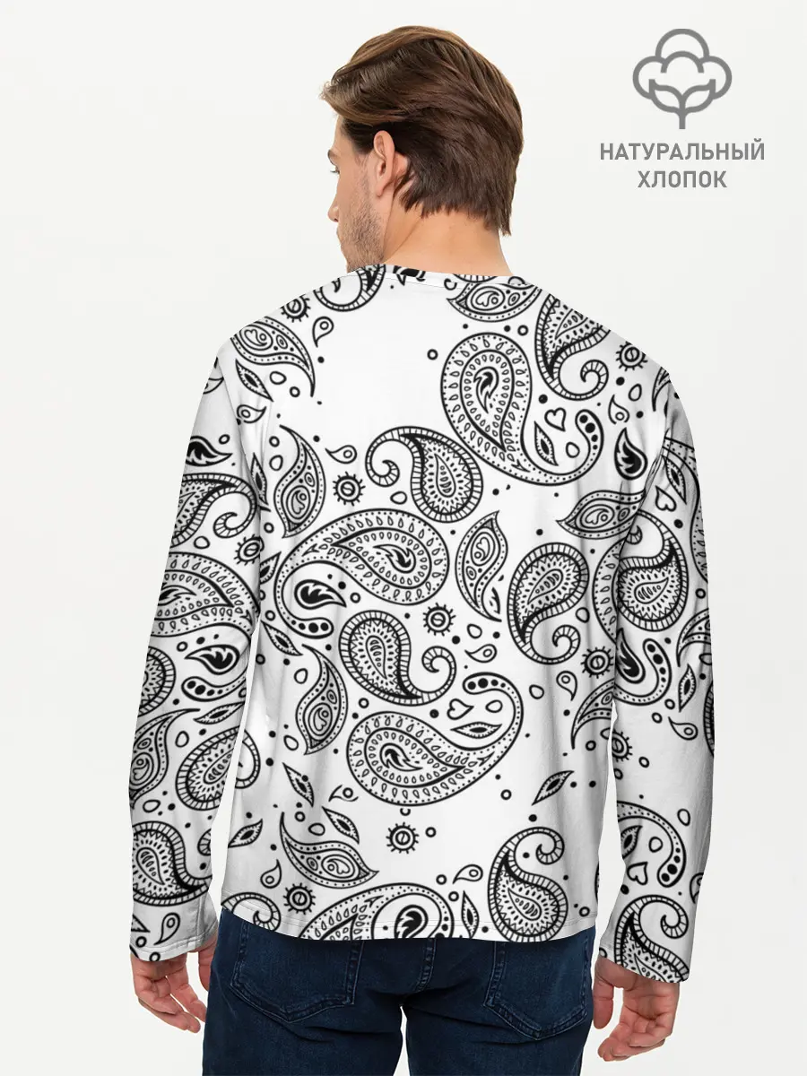 Мужской лонгслив базовый / BANDANA (P007_P004ooo3036107, P004ooo3036107)