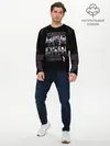 Мужской лонгслив базовый / Группа Hollywood Undead под следствием (P007_P004ooo3037407, P004ooo3037407)