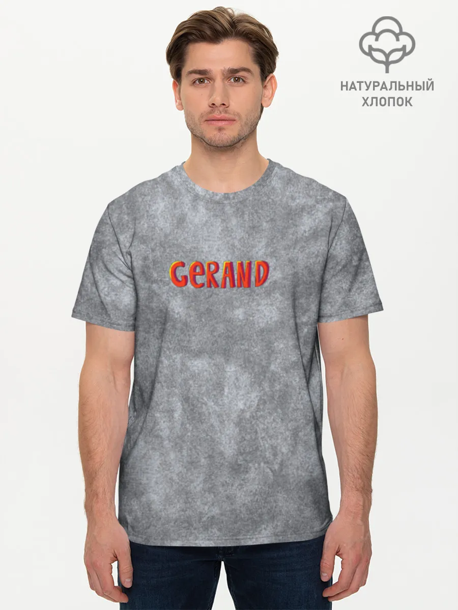 Мужская базовая футболка хлопок / GerGray