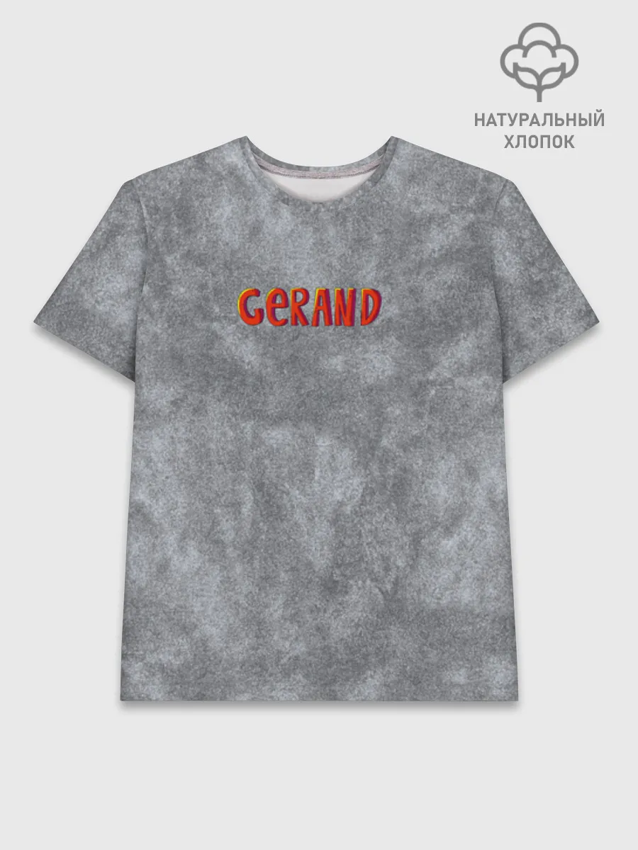 Мужская базовая футболка хлопок / GerGray