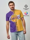 Мужская базовая футболка / Los angeles lakers. NBA