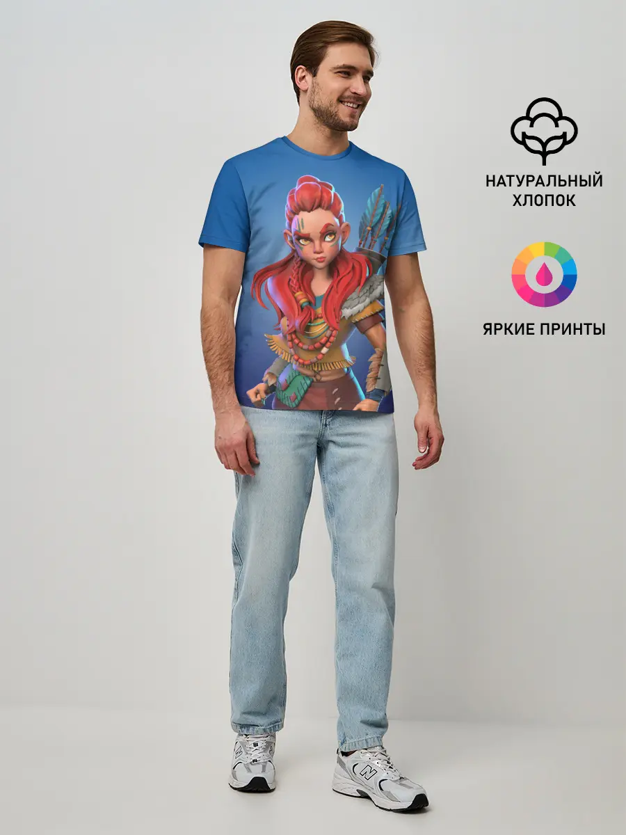 Мужская базовая футболка / Мульт Элой