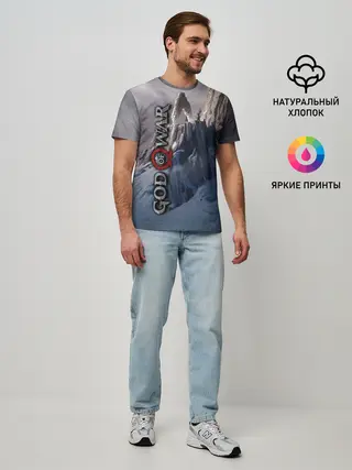Мужская базовая футболка / God of War