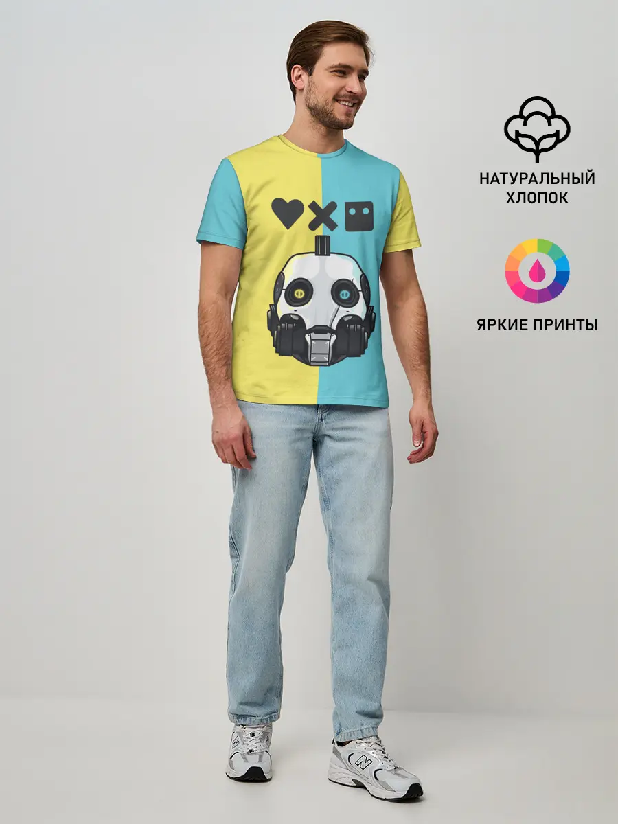 Мужская базовая футболка / XBOT 4000 | Love, Death and Robots
