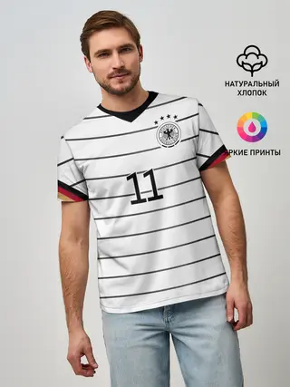 Мужская базовая футболка / Reus home EURO 2020