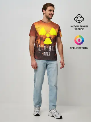 Мужская базовая футболка / S.T.A.L.K.E.R Олег