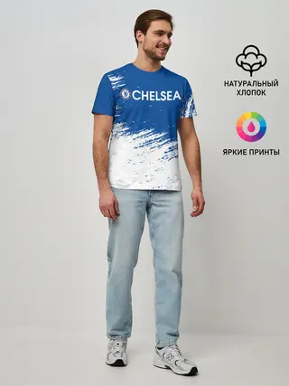 Мужская базовая футболка / CHELSEA.