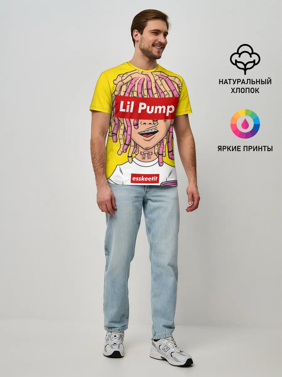 Мужская базовая футболка / Lil Pump