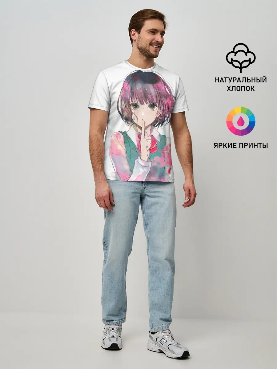 Мужская базовая футболка / Kuzu no Honkai