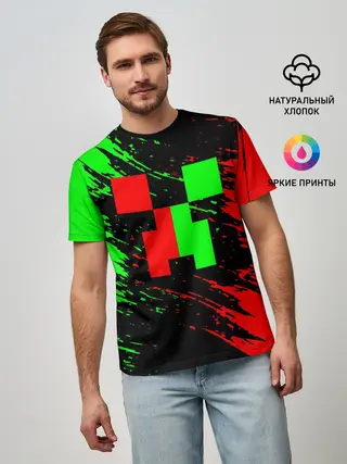 Мужская базовая футболка / MINECRAFT