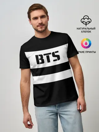 Мужская базовая футболка / BTS