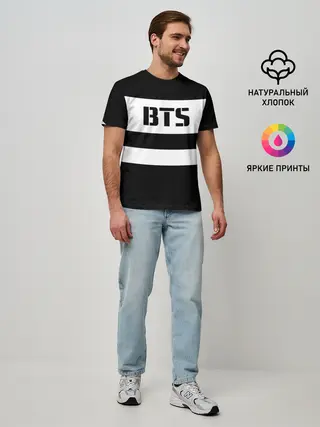 Мужская базовая футболка / BTS