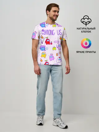 Мужская базовая футболка / Among Us