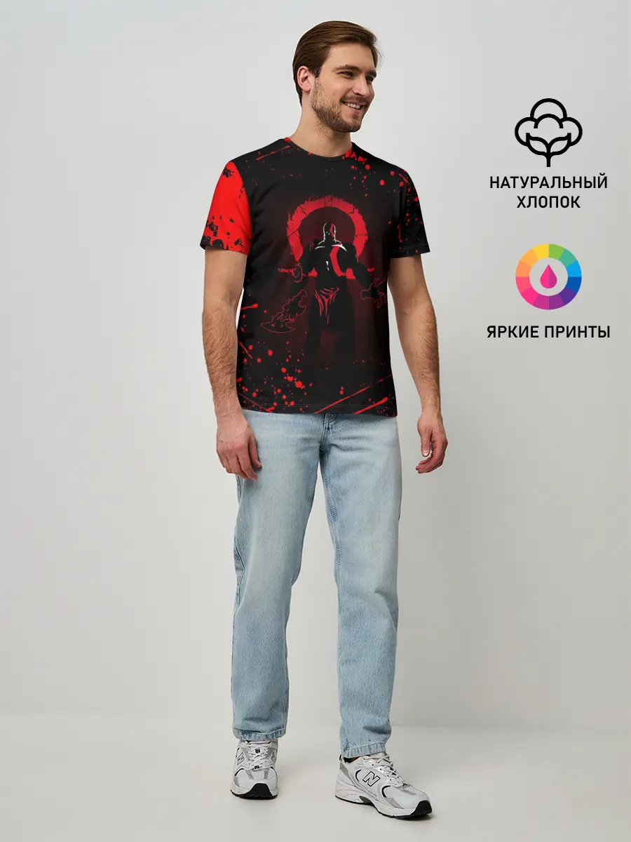 Мужская базовая футболка / GOD OF WAR