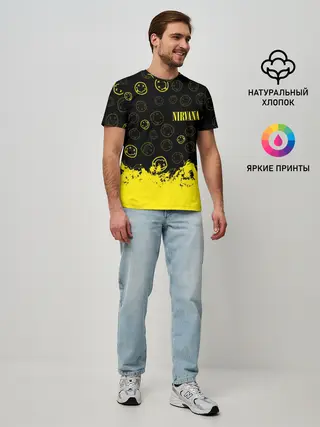 Мужская базовая футболка / NIRVANA