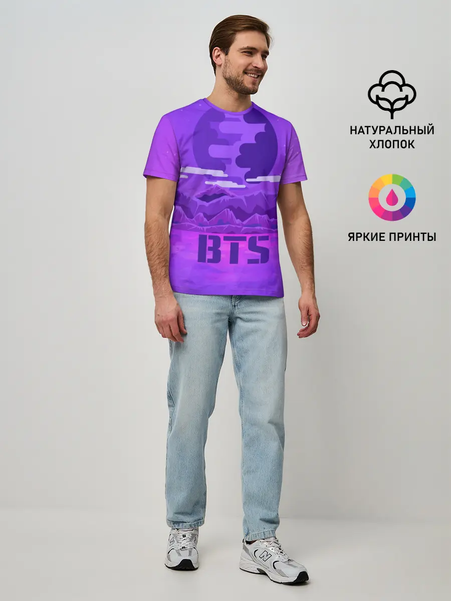 Мужская базовая футболка / BTS BAND