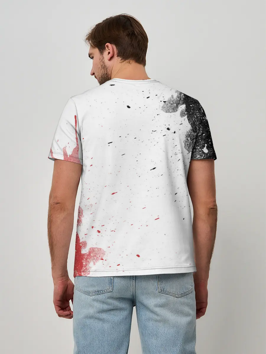 Мужская базовая футболка / Ryu vs Akuma