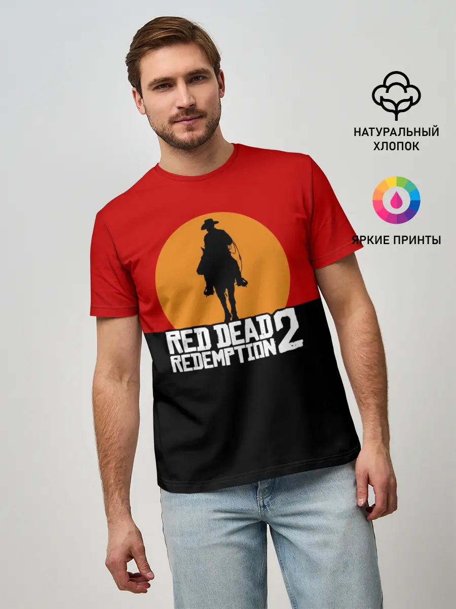 Мужская базовая футболка / Red Dead Redemption 2