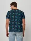 Мужская базовая футболка / Batman pattern