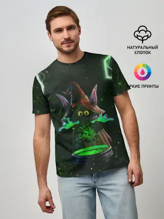 Мужская базовая футболка / ORKO | ОРКО | ВОЛШЕБНИК