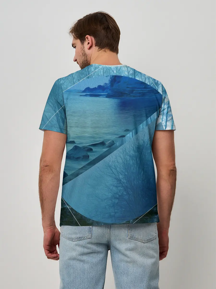 Мужская базовая футболка / ОЗЕРО