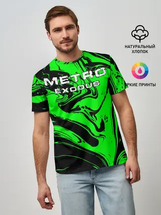 Мужская базовая футболка / Метро: Исход