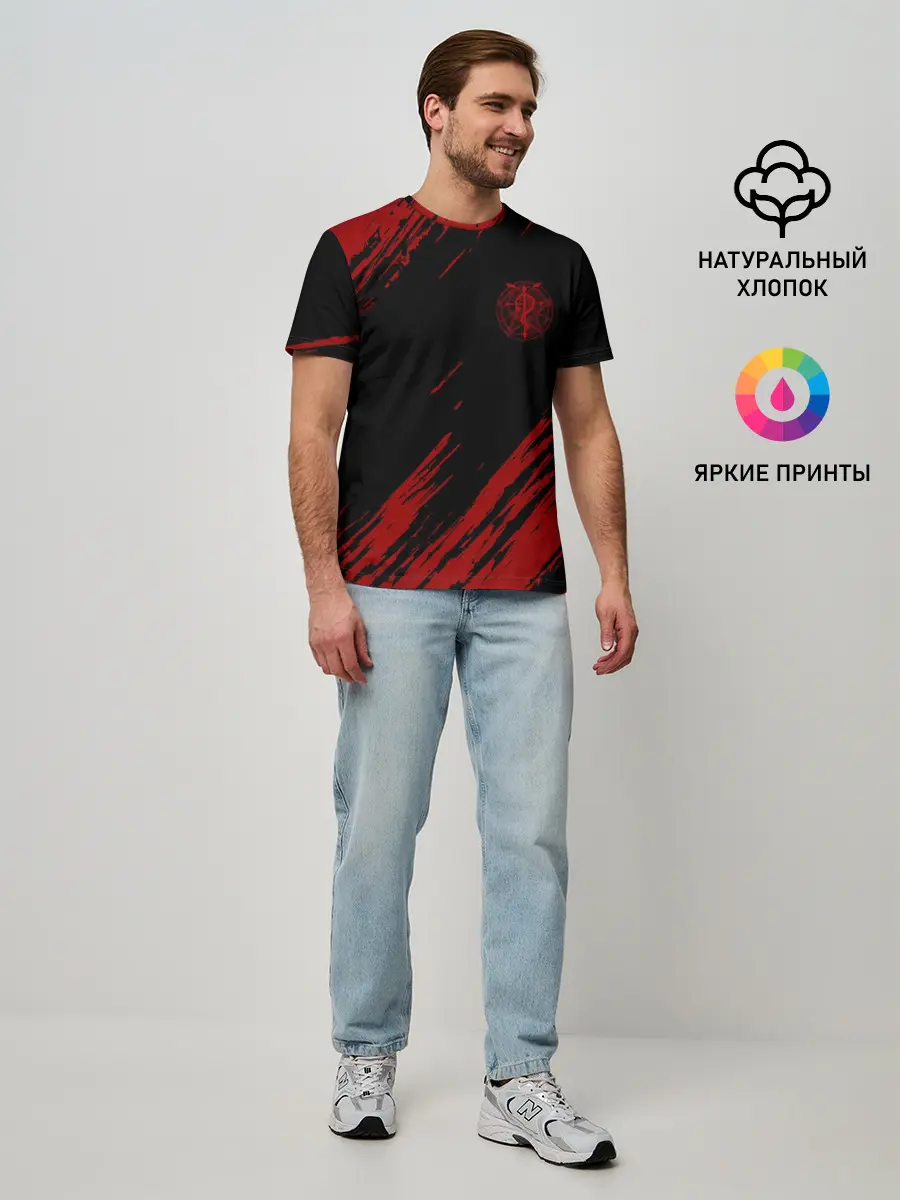 Мужская базовая футболка / Стальной алхимик | Fullmetal Alchemist