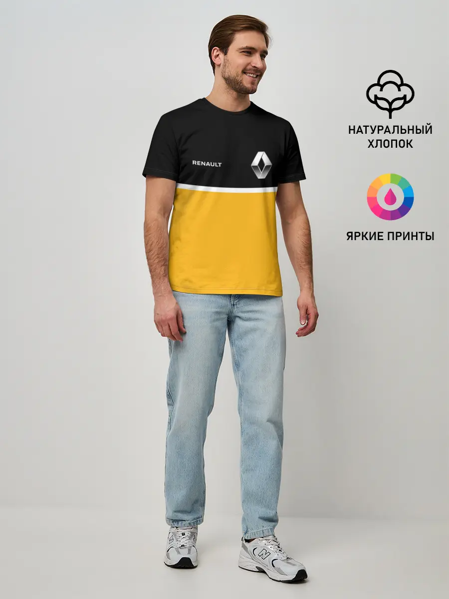 Мужская базовая футболка / Renault | Два цвета