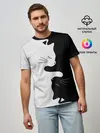 Мужская базовая футболка / Коты инь янь