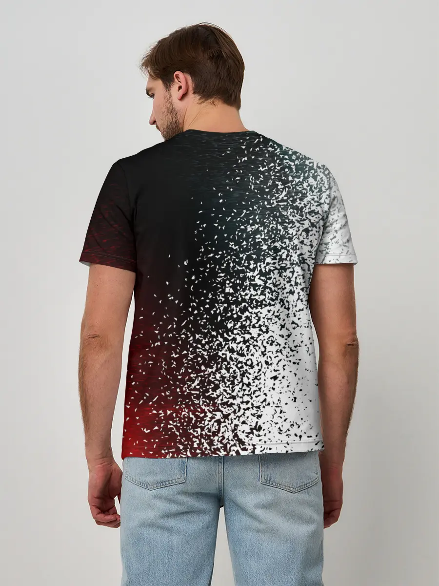 Мужская базовая футболка / AC MILAN / МИЛАН